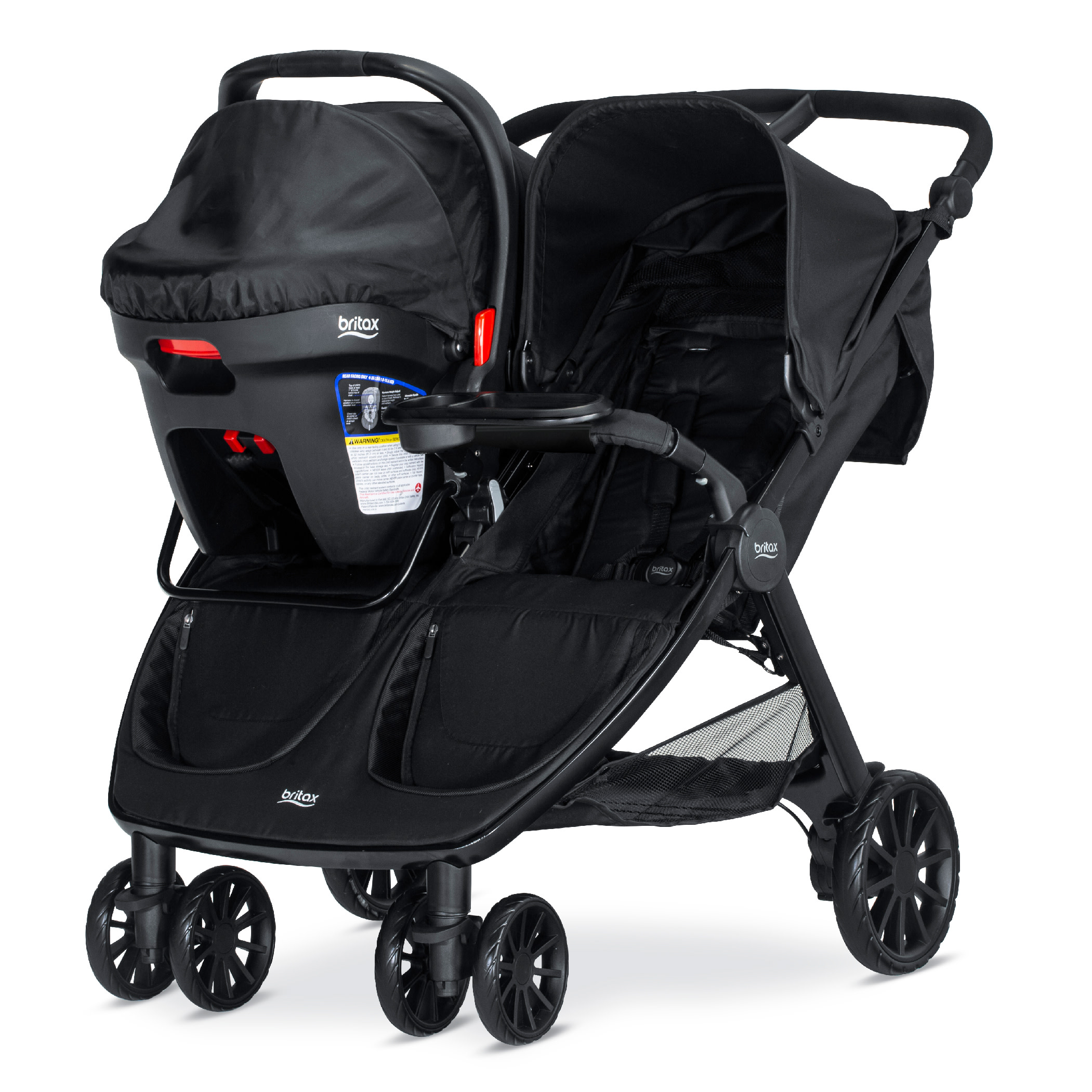 Britax | Britax B-Lively Double, Single Child Tray