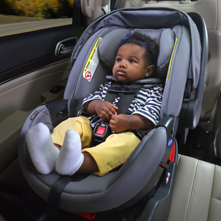 Britax B-Safe Ultra Infant Car Seat Easy On/Easy Off Latch European Belt Guide 