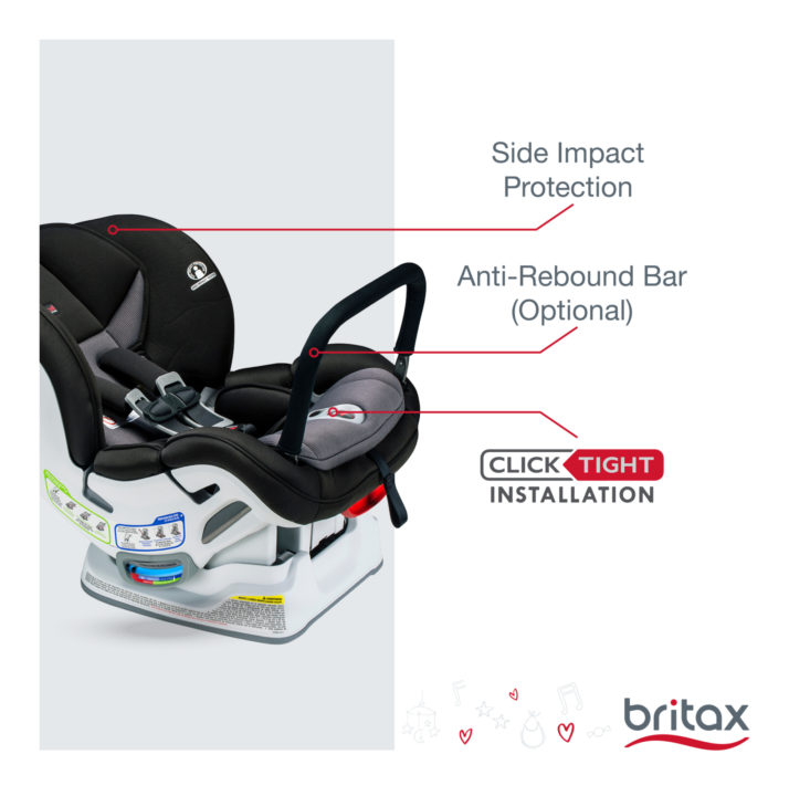Britax Britax Marathon ClickTight AntiRebound Bar Convertible Car…
