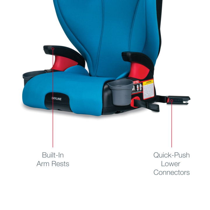 Britax Essentials Skyline Belt-Positioning Child Safety Booster Car Seat Teal 