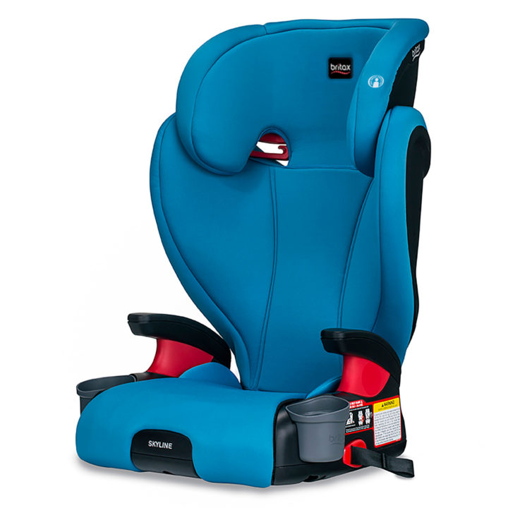 Britax Essentials Skyline Belt-Positioning Child Safety Booster Car Seat Teal 