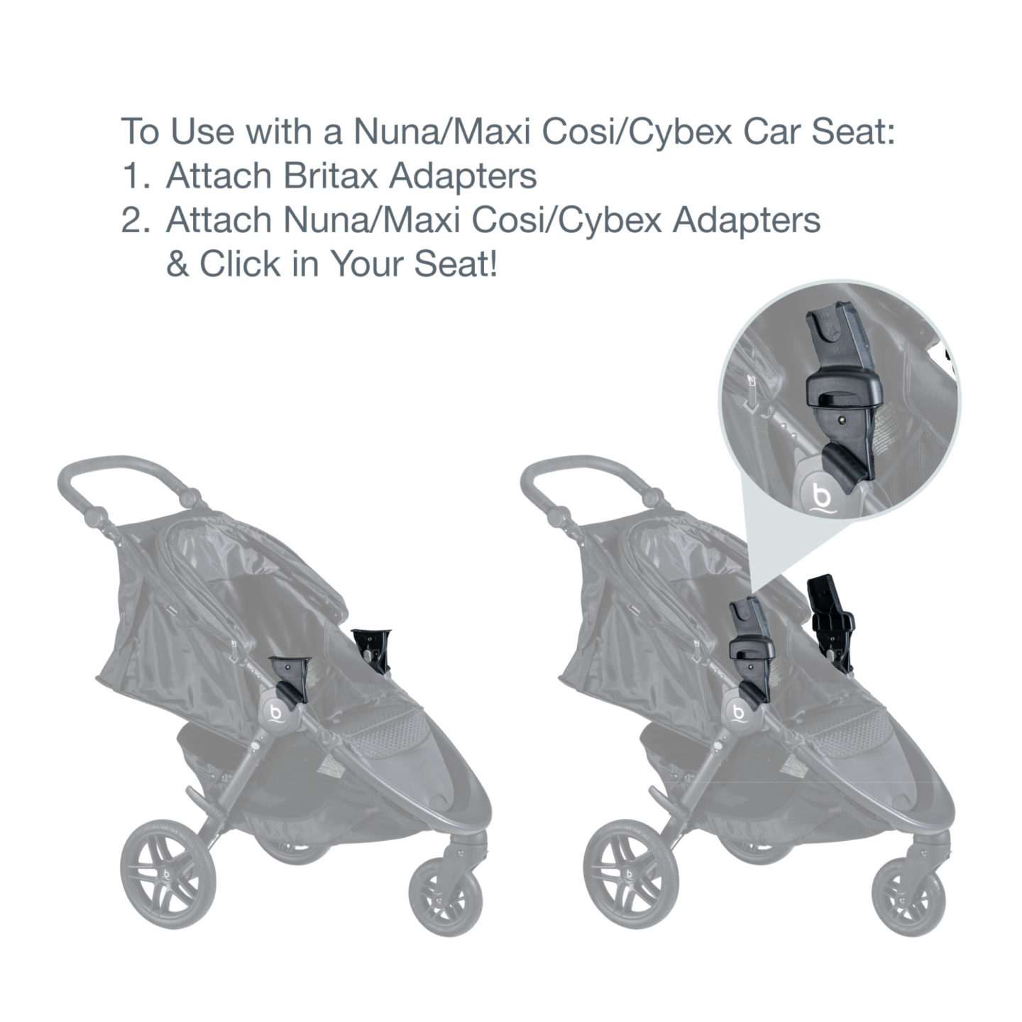 Britax Britax Infant Car Seat Adapters (Maxi Cosi, Cybex, Nuna,…