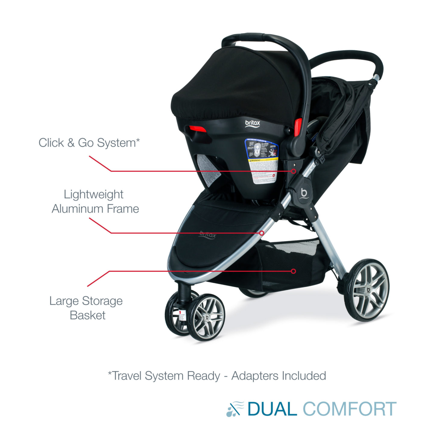 britax travel system b agile