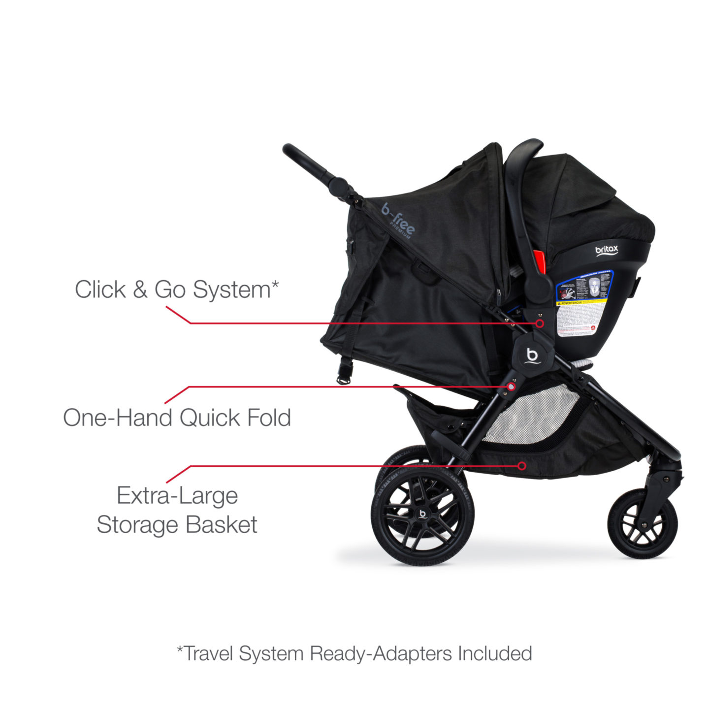 Britax Britax BFree Premium & Endeavours Travel System