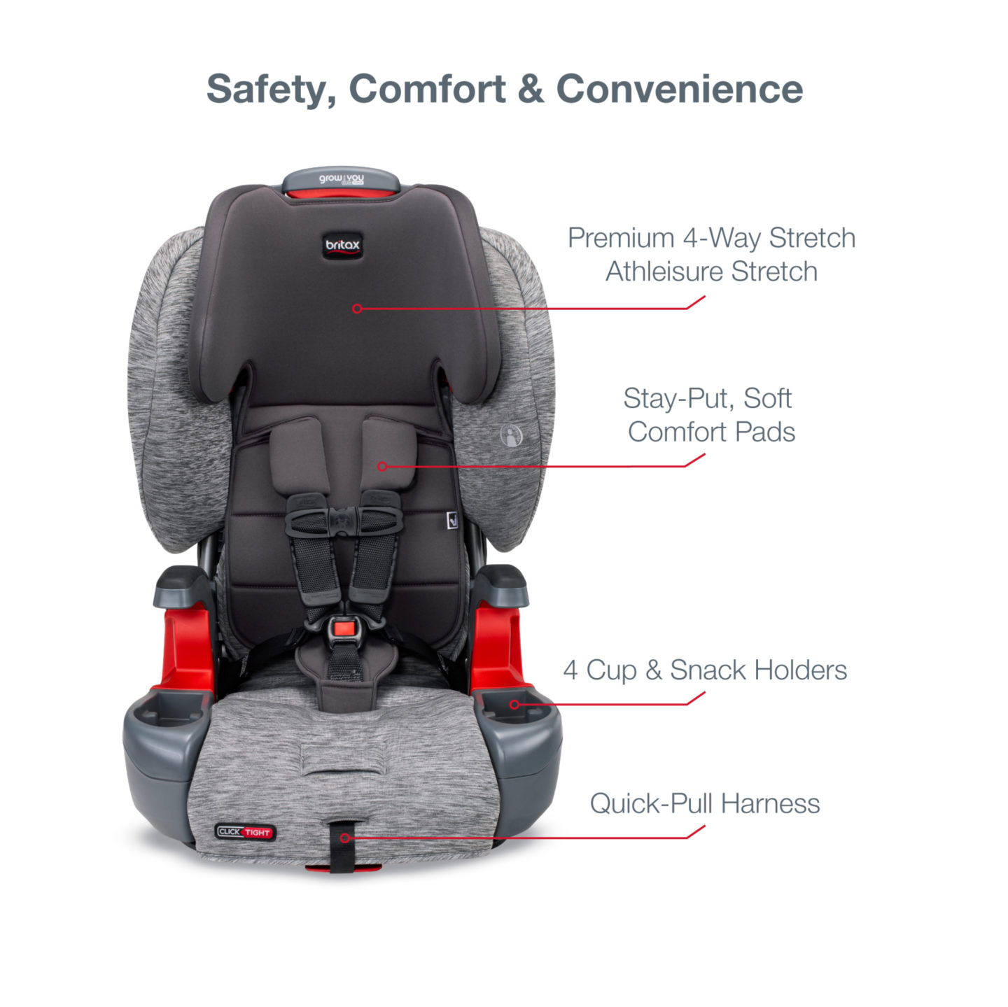 Britax | Britax® Grow with You ClickTight Harness-2-Booster Car Seat