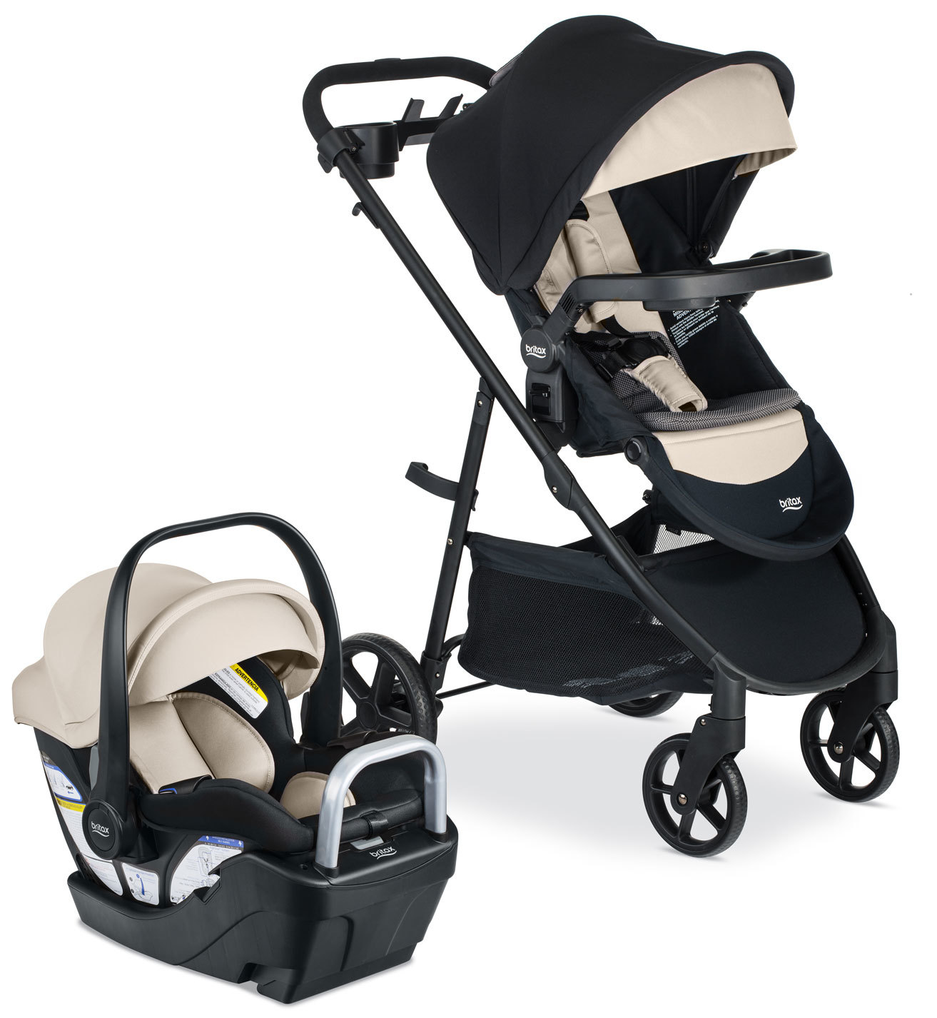 Willow Brook S+ Travel System in Sand Onyx fashion