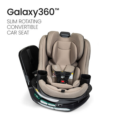 Tan Slim Rotating convertible car seat