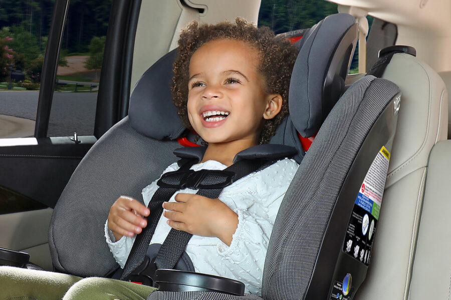 PreSchooler in a One4Life Car Seat