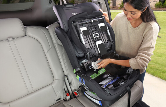 Poplar clicktight thread seatbelt forward facing