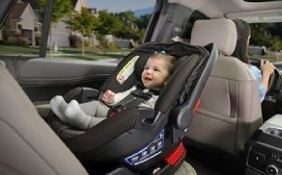 Baby in infant car seat