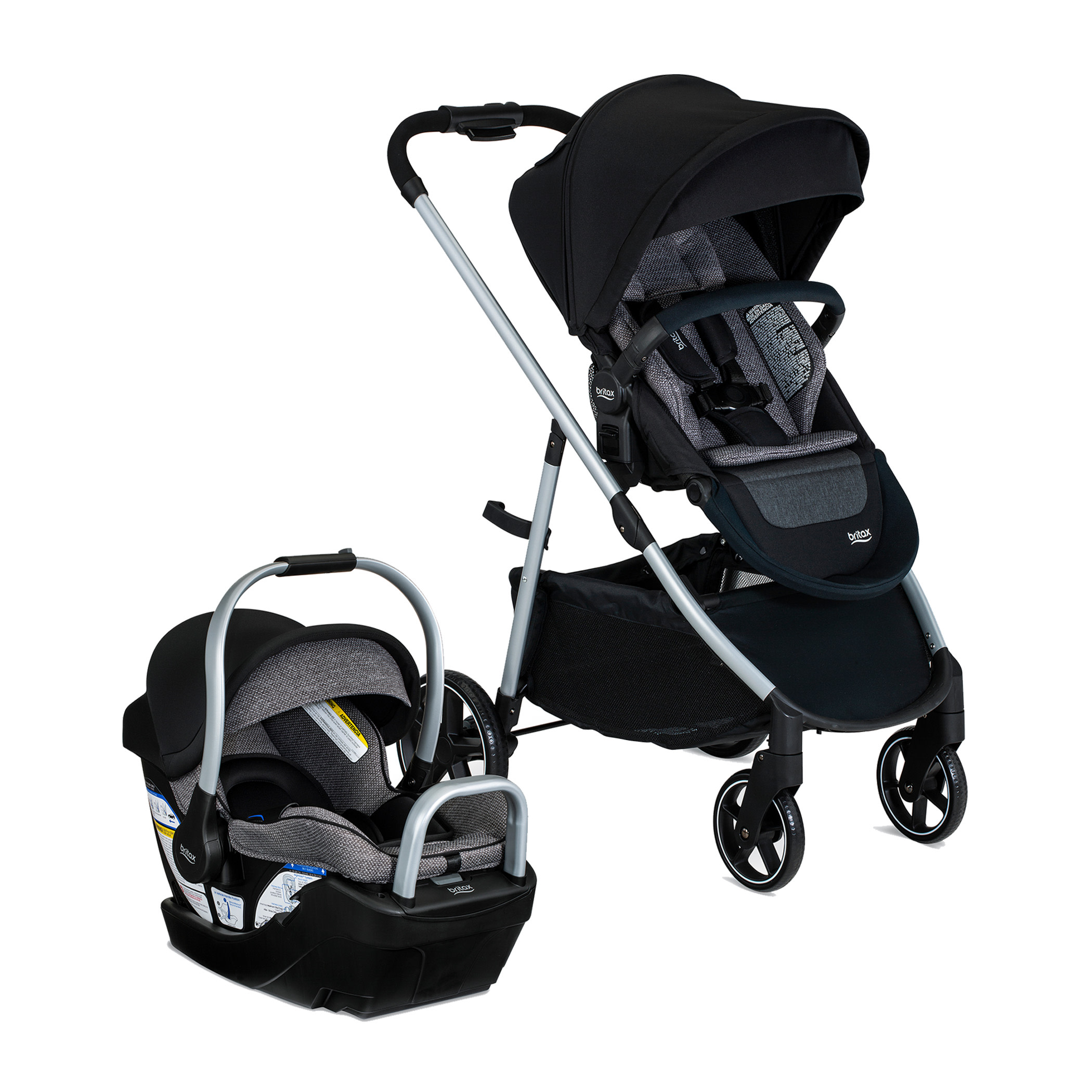travel stroller with snack tray Baby Trend Venture 4-Wheel System EZ-Lift Infant Car Seat Celebrating the Bike Shop: 5 x 5 1/2 Add-Ons Accessory:Front Wheels (Pair)