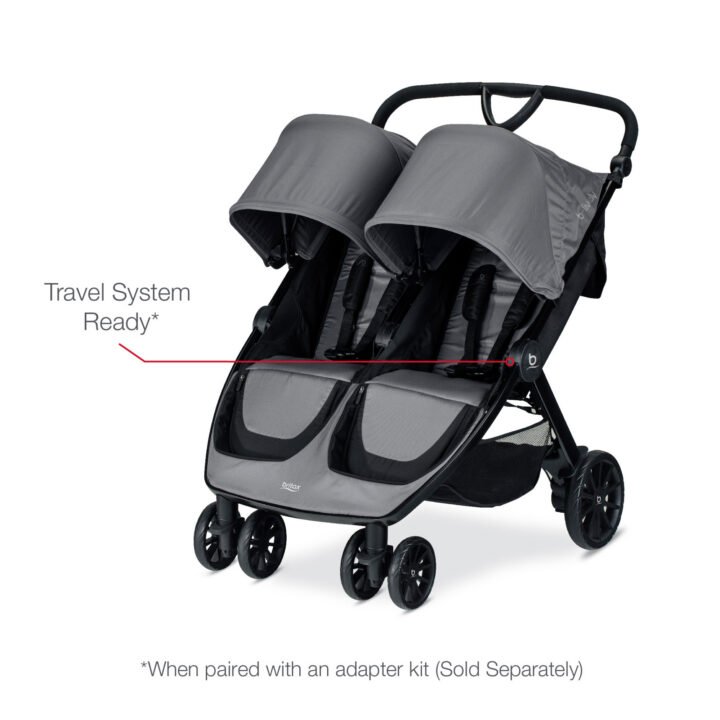 ATF B Lively Double Stroller Dove 03