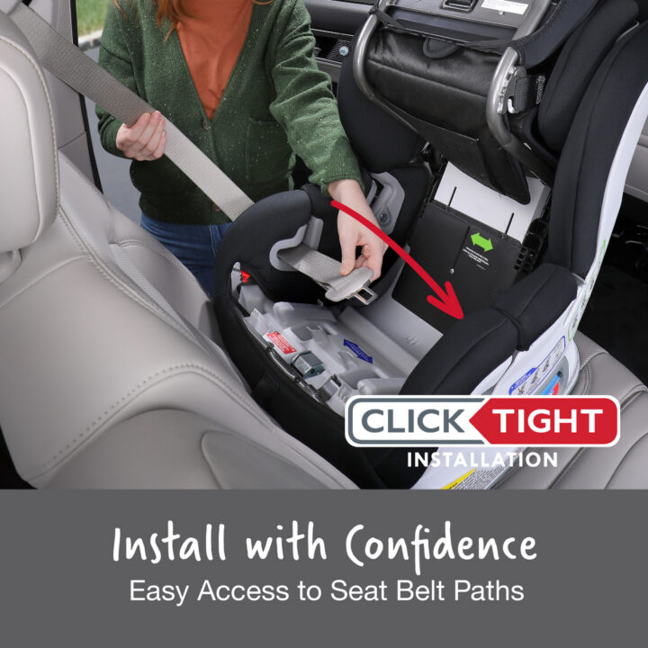 britax boulevard clicktight convertible car seat installation