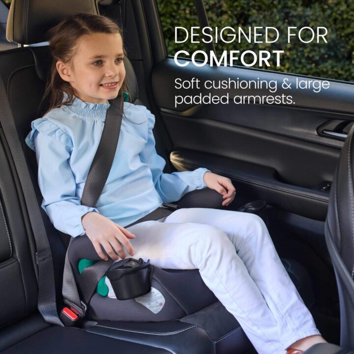 Designed for comfort. Soft cushioning and large padded armrests.