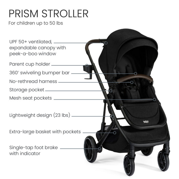 TD647 A Prism Travel System Raven Black 18 Master