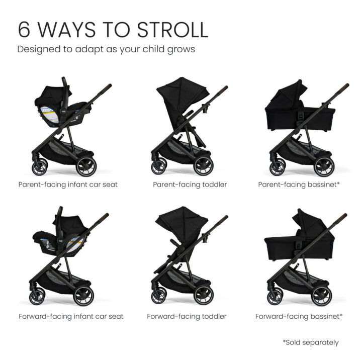 TD647 A Prism Travel System Raven Black 5 Master