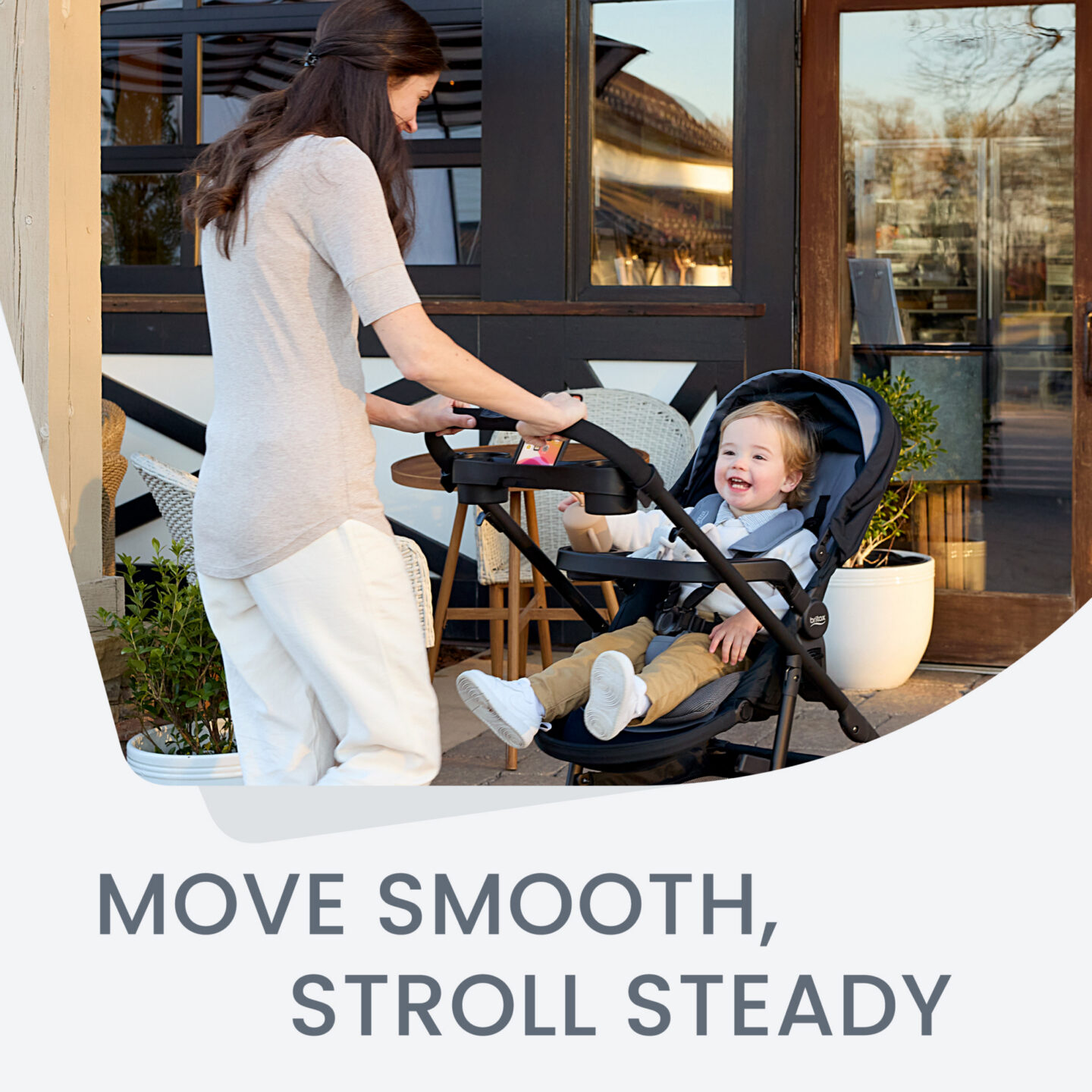 Britax | Brook+ Stroller with Parent and Child Trays