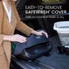 Easy-to-remove SafeWash cover. Safe to machine wash and dry.​