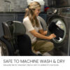Safe to machine wash and dry. Naturally flame-retardant fabrics with no added FR chemicals.