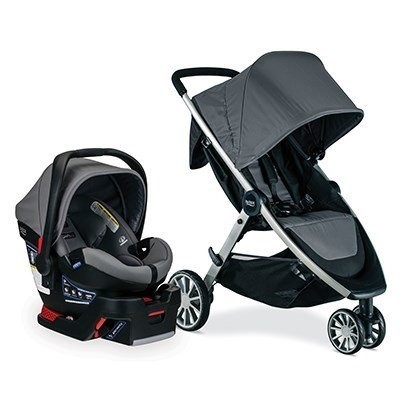 B- lively Dove and B-safe Ultra Gris Travel System